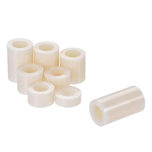 uxcell 8 Sizes 172pcs ABS Round Spacer Assortment Kit ID 8.2mm OD 14mm