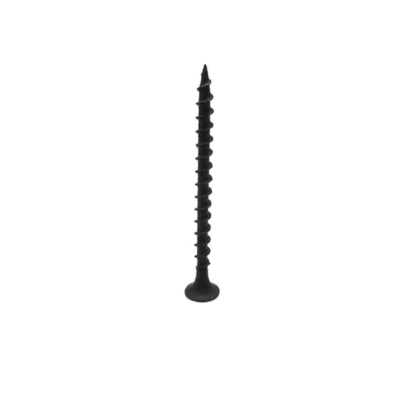[Australia - AusPower] - #6 x 2" Drywall Screws 180PCS Coarse Thread Wood Screws 1 LBS Flat Truss Head Self Tapping Screws Black Phosphate Coated Stainless Fast Self Tapping LZDRY-013 #6x2" 