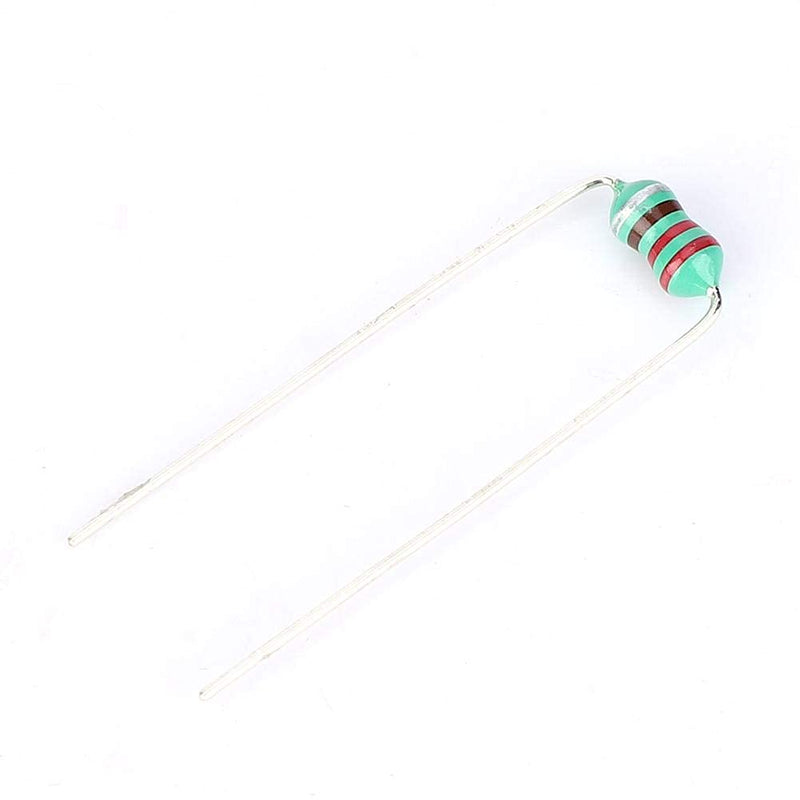 Walfront 120-Piece Inductor Set, Electric Inductor Ring, Inductor Pack 1/4 W Color Ring, 12 Varieties, 1UH ~ 1MH