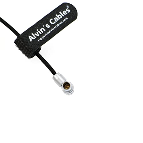 Flexible Power Cable for Teradek Bond SmallHD Monitor Rotatable Right Angle 2 Pin Male to 2pin Male Braided Wire 45cm|18inches Alvin's Cables