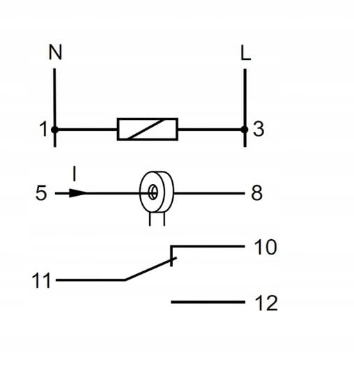 Current Control Relay 1-Phase 0.6-16A AC 1P 0.5-10sek EPP-619 f&f 5908312593928