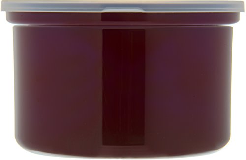 Carlisle FoodService Products Round Storage Container with Lid, 1.5 Quart Crock, Brown (Pack of 2) 1.5 Quarts (Pack of 2)