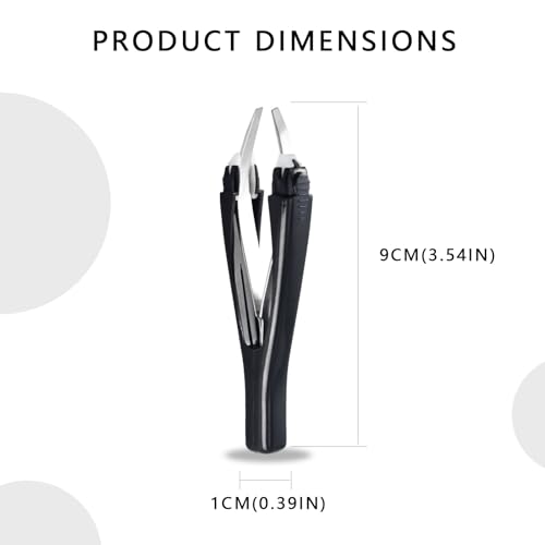 Stainless Steel Eyebrow Tweezers – Precision Slant Tip for Eyebrow Shaping & Facial Hair Removal