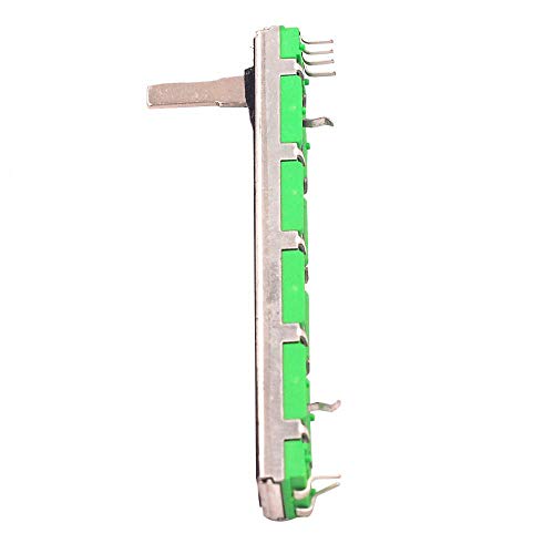 5PCS Straight Slide Potentiometer Mixer Fader B103 10K Ohm 75mm Dual Channel Fader