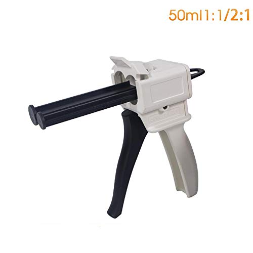 [Australia - AusPower] - SDent® Dental Two Components Manual Silicone Glue Gun Dental Silicon Injection Dispenser Gun Dental Silicone Impression Material Light Body Dispenser Gun for 50ml 1:1/2:1 type3 