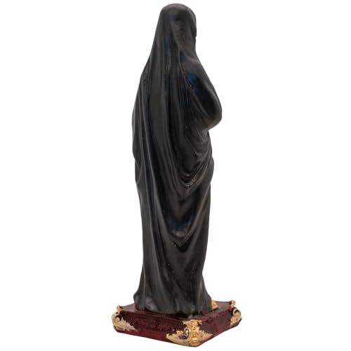 5" Resin Our Lady of the Seven Sorrows Statue | Estatua de resina de Los Siete Dolores de María | Small Catholic Home Decor | Great Religious Gift | Devotion to Mary