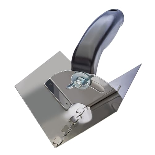 TOOLPRO adjustable corner trowel with stainless blades for drywall wall and ceiling corners