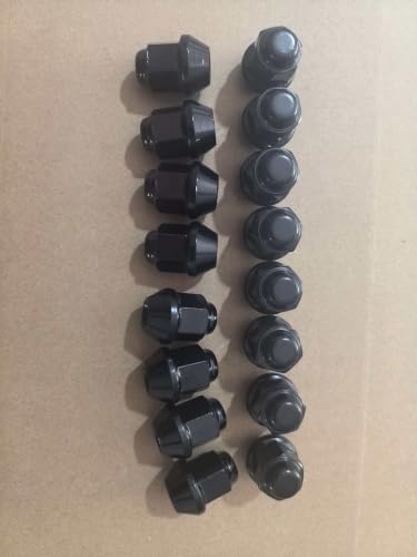 16Pcs Black Wheel Lug Nuts Replacement for 2016-2026 Can-Am UTV Defender HD5 HD8 HD9 HD10, Maverick Trail 800 1000 Sport Front or Rear & Commander UTV