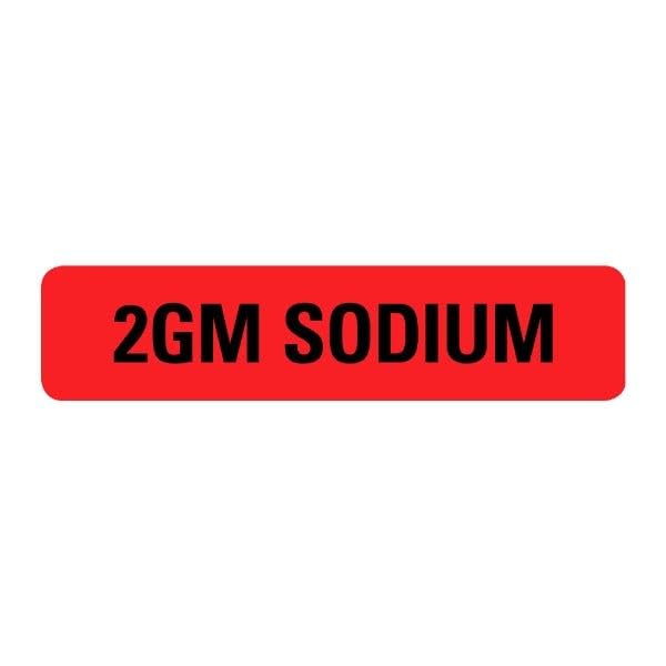 2GM Sodium Labels