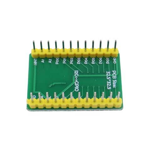 Riven PCA9555 Expansion Module I2C to GPIO Board 16 Digital Input and Output Ports with Indicator Lights