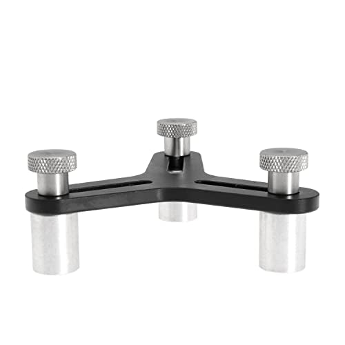 TUELETFU piston ring squaring tool with 32-blade feeler gauge for 2.000–5.000 end gap measurement