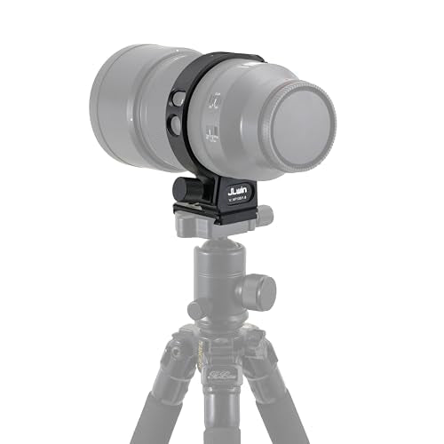 FocusFoto Metal Tripod Collar Mount Ring 85mm for Viltrox AF 135mm F1.8 LAB FE/Z-Mount Lens, Bottom with 1/4" & 3/8" Thread Screw Mount Dovetail Groove Quick-Release Plate for Acra-Swiss Tripod