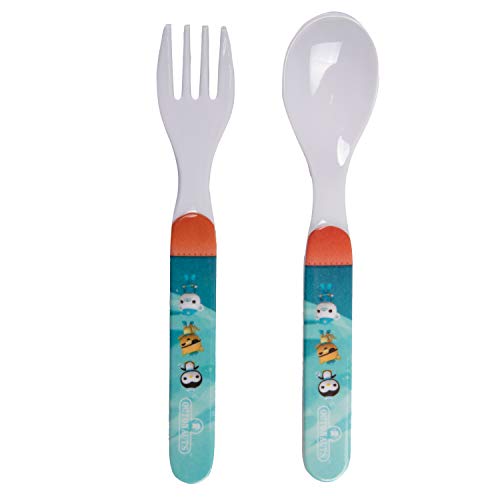 Octonauts 5-Piece Dinnerware Set for Kids & Toddlers, Blue Octo-Friends