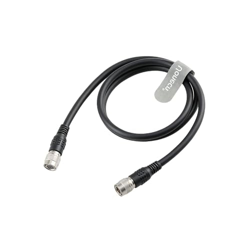Uonecn High Flex Coaxial Power Cable Hirose 12 pin Male and Female CCD Cable Monitor Extension Cable for Sony Industrial Camera 1 Meter