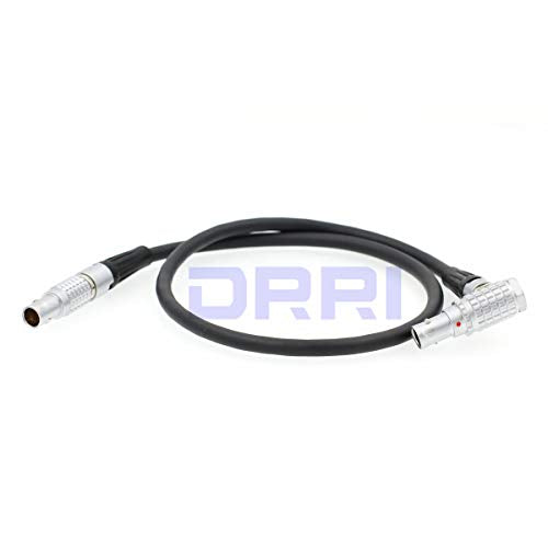Komodo EXT 9pin Right Angle to Timecode 5 Pin NanoLockit for RED Digital Cinema Komodo 6K Camera RA 9pin cable