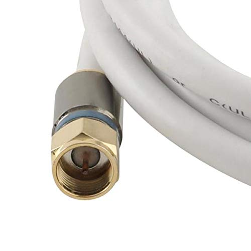 [Australia - AusPower] - Commercial Electric 6 ft. RG-6 Coaxial Cable - White 