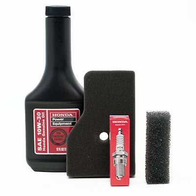 [Australia - AusPower] - Honda EU2000i / EU2200i / EB2000I Generator Tune-Up Kit - Includes 17211-Z07-000 Air Filter, 17218-Z07-000 Outer filter, 98056-55777 Spark Plug and 08213-10W30 12oz Bottle of 10W-30 Oil 