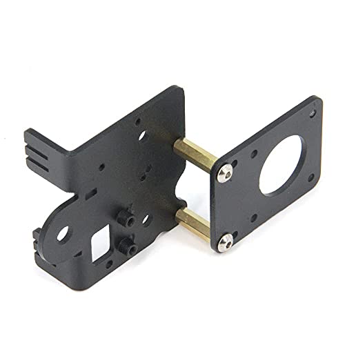 Direct Drive Dual Gear Extruder with Pulleys Upgrade Support Plate with Motor Kit Easy Print Flexible Filament for Ender 3 V2 Ender 3 series CR-10series(Dual Extruder Support Motor Kit) Dual Extruder Support Motor Kit