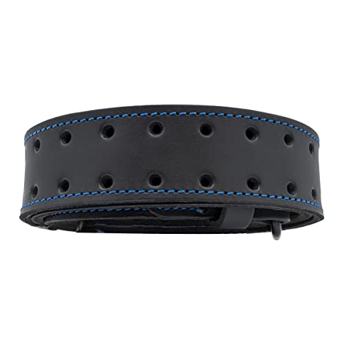 OX Pro Leather Tool Belt 2 in Wide - Fits 30 to 42 in Waist Black (S/M)