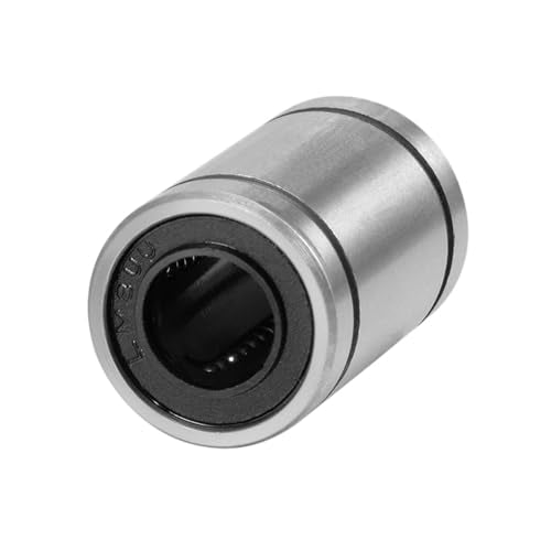 sourcing map 12pcs LM8UU Linear Ball Bearings, 8mm Bore 15mm OD 24mm Long Linear Bearing for CNC, 3D Printer 8mm x 15mm x 24mm 12