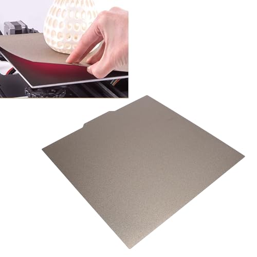 Double Sided Textured PEI Flexible Build Plate 330x330mm for ELEGOO for Neptune 3 Plus 3D Printer for Flsu XY for Troxy X3S X5SA X5SA Pro