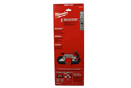 Milwaukee 48-39-0501 44 7/8" 10 TPI Deep Cut Portable Bi-Metal Band Saw Blade