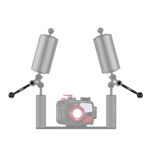 Luxagram 2PCS 5" Double Ball Arm for Underwater Photography Camera Housing 5" 2pcs