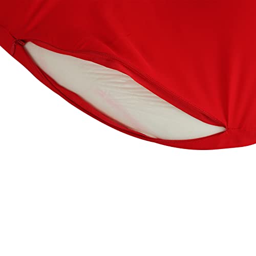ITODA Boobs Breasts Pillow Cushion Funny Throw Pillow Home Bedroom Decor Cushion Soft Memory Foam Sleep 3D Creative Breast Shape Sleeping Backrest with Washable Removable Cover Red