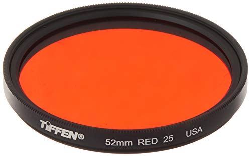 Tiffen 52mm 21 Filter (Orange) and Tiffen 52mm 25 Filter (Red) Orange Filter + 52mm 25 Filter
