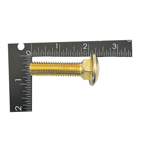 Quantum Forge 1/2 x 2 inch Grade 8 carriage bolt with round head and square neck
