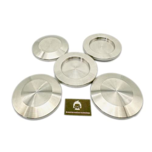BROWNIAN MOTION TECHNOLOGY 316L KF25 NW25 ISO-KF25 blind flange cap, pack of 5 pcs