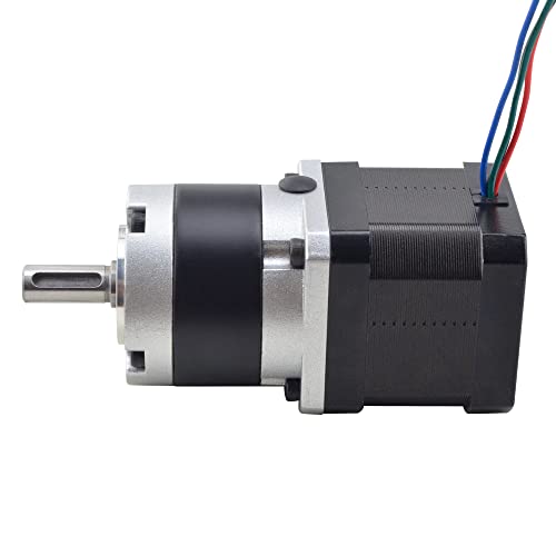 STEPPERONLINE Nema 17 Stepper Motor L=39mm Gear Ratio 10:1 30arcmin MG Series Planetary Gearbox
