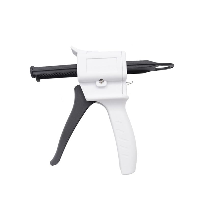 [Australia - AusPower] - Dispenser Gun 50ml Dental Impression Mixing Dispenser Dispensing Gun 1:1/2:1 Ratio, Manual Dual Cartridge Applicator Gun (1:1/2:1) 