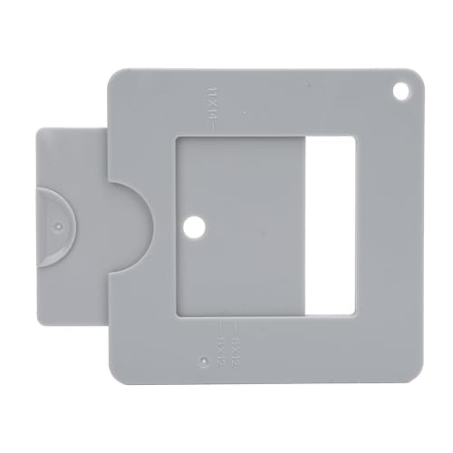 Ymiko Artist View Finder 2 Pcs with Sliding Mechanism ABS Plastic Optical Viewfinder for Color Isolation Portable Adjustable View Catcher for Painting Drawing Photography
