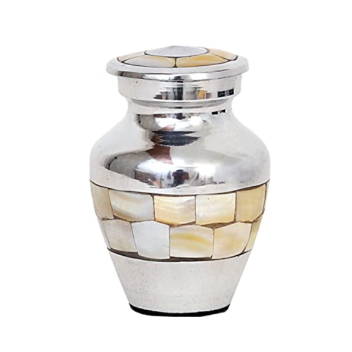 HLC URN Elegant Small Keepsake Urn for Human Ashes, Mini, Affordable (3 cu.in)