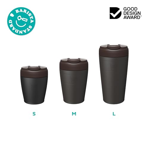 KeepCup Commuter Insulated Travel Mug, 16 oz Stainless Steel Coffee Tumbler with Leakproof Flip Lid, Pine 16 Ounces
