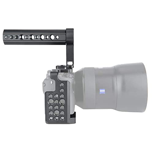 NICEYRIG Camera Cage Kit for Sony A6400/ A6100/ A6300/ A6000, with Cheese Top Handle Cable Lock Clamp