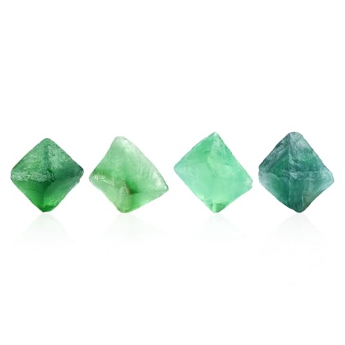 Starborn Green Fluorite Octahedron Crystal, Large - 1 piece