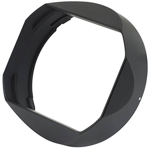 Haoge LH-X16B Square Metal Lens Hood Shade with Metal Cap for Fujifilm Fuji Fujinon XF 16mm F1.4 R WR Lens xf16mm/f1.4 on Camera XS-10 X-H1 X-Pro3 X-Pro2 X-Pro1 X-T4 X-T3 X-T2 X-T1 X-T30 X-T20