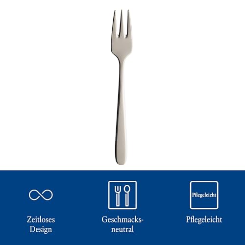 Villeroy & Boch Daily Line Collection Cake Forks, 6-Piece Set, 18/10 Stainless Steel, 5.75 x 1 in