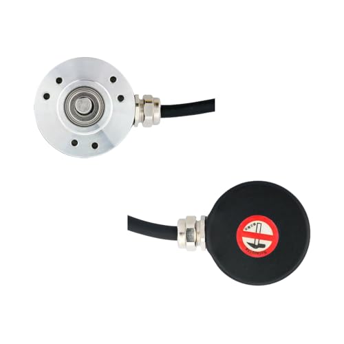 QSYZAIL 600 PPR incremental optical rotary encoder with A/B quadrature and 6 mm shaft, 5-24 V switch encoder