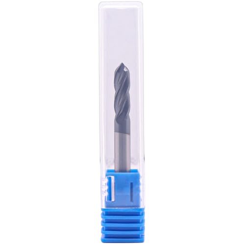 SEFHLI 5-piece 3/16-inch 4-flute 90-degree solid carbide drill mill set with AlTiN coating