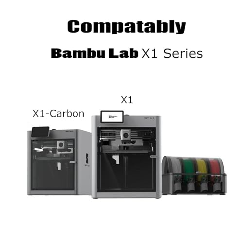 Replacement for Bambu Lab X1c Carbon Hotend Assembly with Removable Hardened Steel 0.4mm Nozzle Hotend for Bambu Lab X1 Series 3D printers