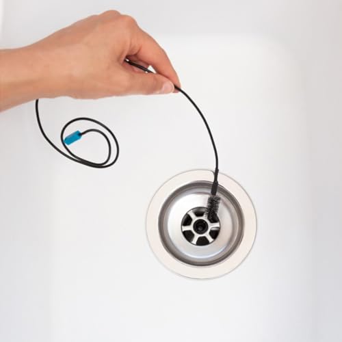 ELEPHANT 496611 Brush for deep cleaning the inside of your kitchen or bathroom sink, stainless steel, blue, 9515230