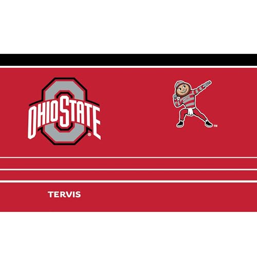 Tervis Traveler Ohio State Buckeyes - MVP Triple Insulated Tumbler Travel Cup Keeps Drinks Cold & Hot, 20oz, Stainless Steel Multicolor