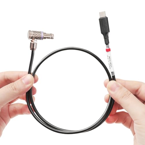USB-C PD 45W to 2-Pin Right-Angle Power Cable, 24 in Type C PD to Right Angle