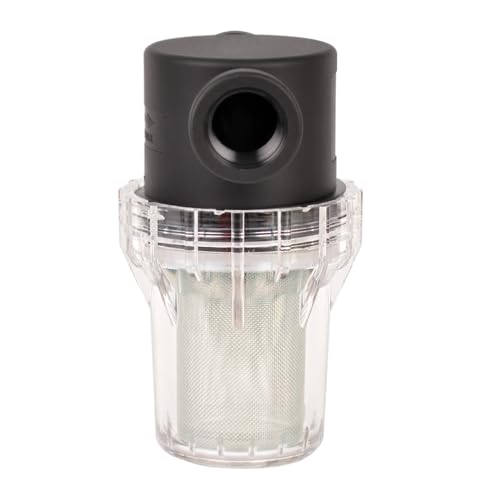 Generic 1/2-inch female NPT water pump T strainer with 40 mesh filter screen