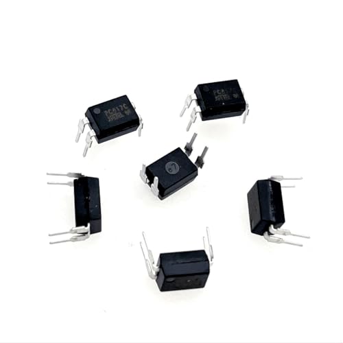 JZK PC817C Optocoupler 2.54 mm DIP 4 Pin 4-Pin 4-Pin Photo Coupler for Mounting, High Density Mounting Type Optocoupler IC, Photoelectric Coupler Pack of 50