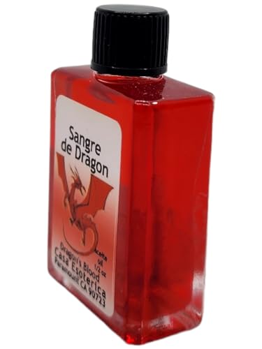 Dragon's Blood Oil (Sangre de Dragon Aceite) Spiritual Anointing Oil by CASA ESOTERICA MAGICK SPACE - Protective Spell - Ward Off Negative Energy & Boost Power-0.5 FL OZ (1 Pack) 1