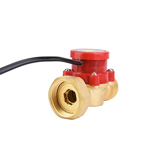 Flow Control Switch, HT-60 G1-G3/4 Thread Water Pump Flow Sensor Electronic Pressure Automatic Control Switch 220V 0.6Mpa, Water Flow Control Switch